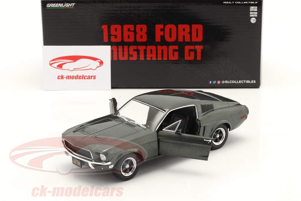 Ford Mustang GT Fastback 建设年份 1968 高地 绿色 1:24 Greenlight
