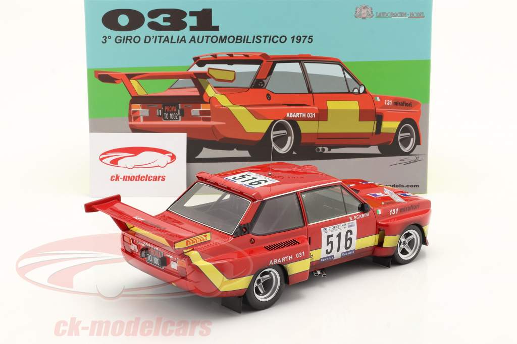 1/18 アバルト 031 ジロ デ イタリア 1975 プレゼンツィオーネ 1/18 アバルト 031 ジロ デ イタリア 1975 プレゼンツィオーネ 1