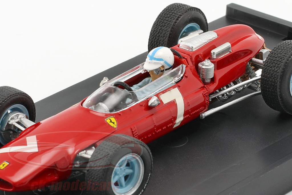 John Surtees Ferrari 158 #7 vinder tysk GP formel 1 Verdensmester 1964 1:43 Brumm