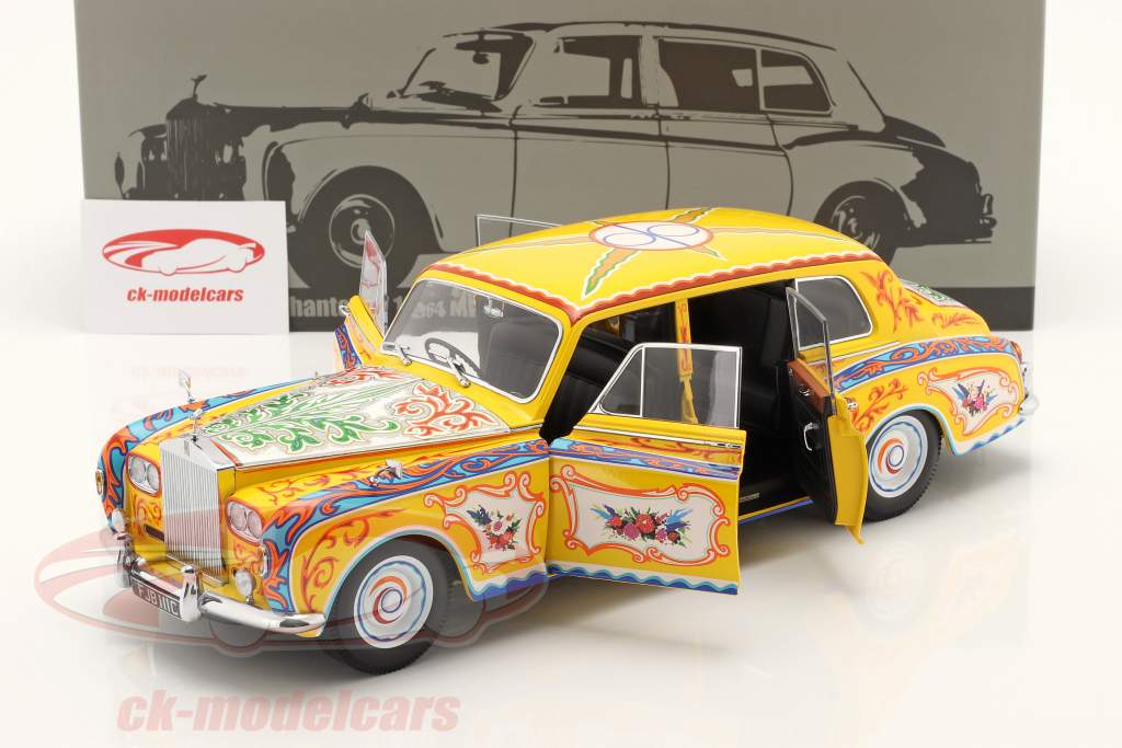 Rolls Royce Phantom V Año 1964 John Lennon Version amarillo 1:18 ParagonModels