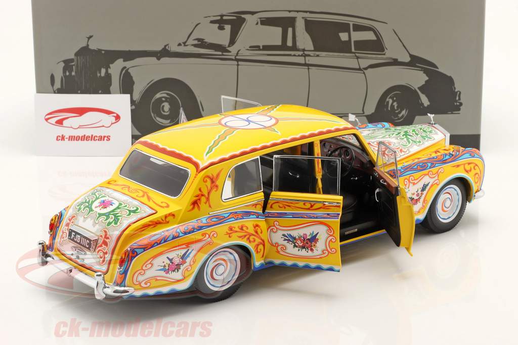 Rolls Royce Phantom V Année 1964 John Lennon Version jaune 1:18 ParagonModels