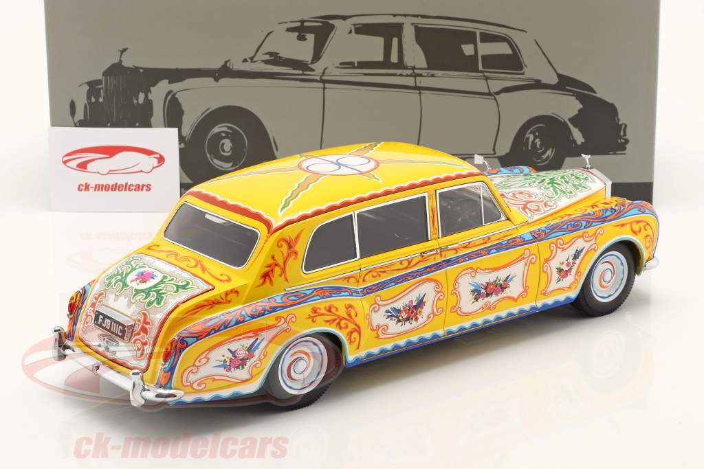 Rolls Royce Phantom V Año 1964 John Lennon Version amarillo 1:18 ParagonModels