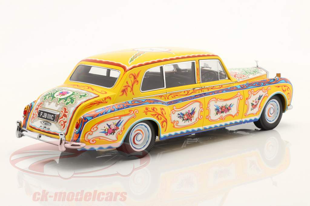 Rolls Royce Phantom V Année 1964 John Lennon Version jaune 1:18 ParagonModels