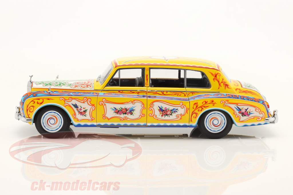 Rolls Royce Phantom V År 1964 John Lennon Version gul 1:18 ParagonModels