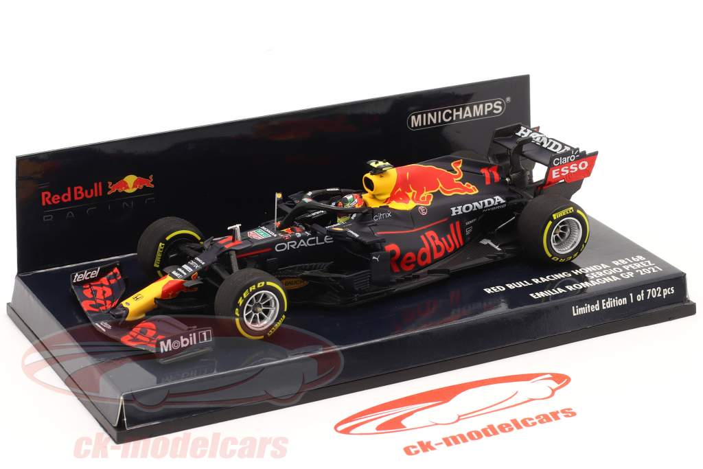 Sergio Perez Red Bull RB16B #11 Emilia-Romagna GP fórmula 1 2021 1:43 Minichamps