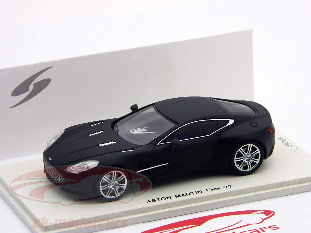 Aston Martin One-77 Matte Black 1:43 faísca