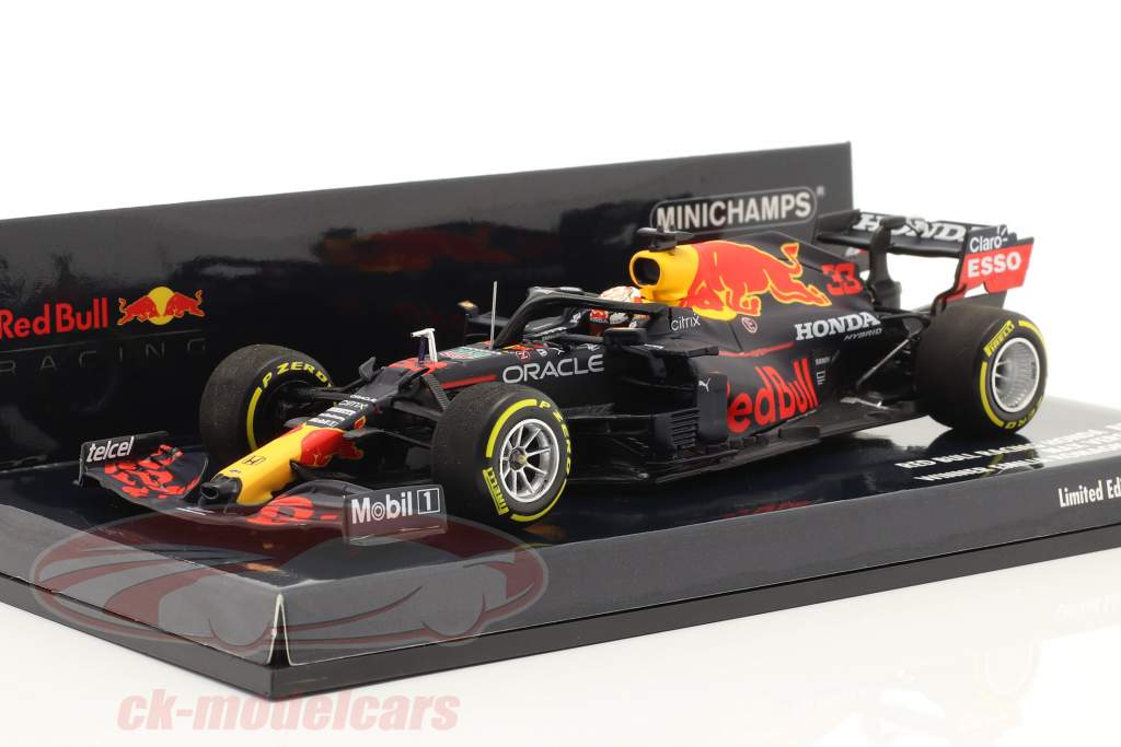 M. Verstappen Red Bull RB16B #33 Winner Emilia-Romagna formula 1 World Champion 2021 1:43 Minichamps