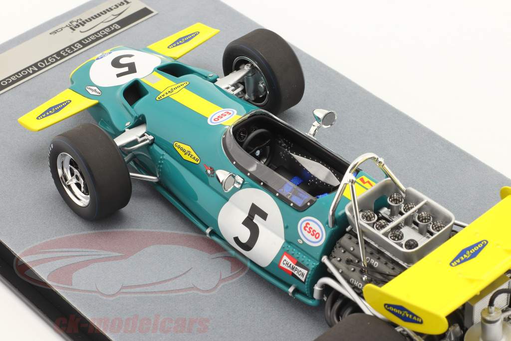 Jack Brabham Brabham BT33 #5 第二 Monaco GP 公式 1 1970 1:18 Tecnomodel