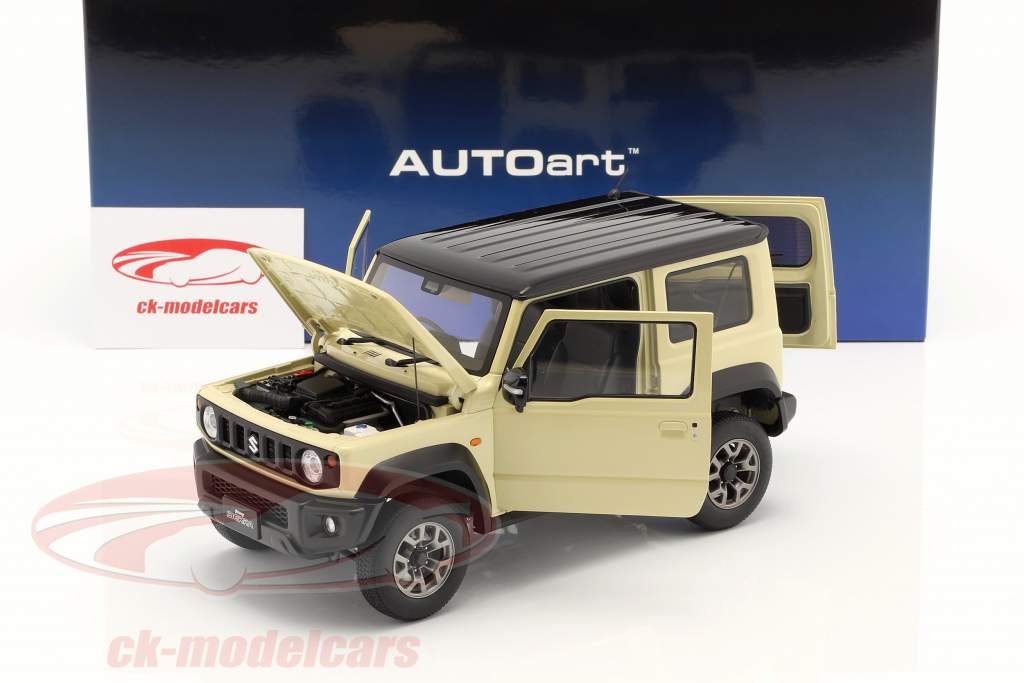 Suzuki Jimny Sierra (JB74) RHD year 2018 ivory metallic 1:18 AUTOart
