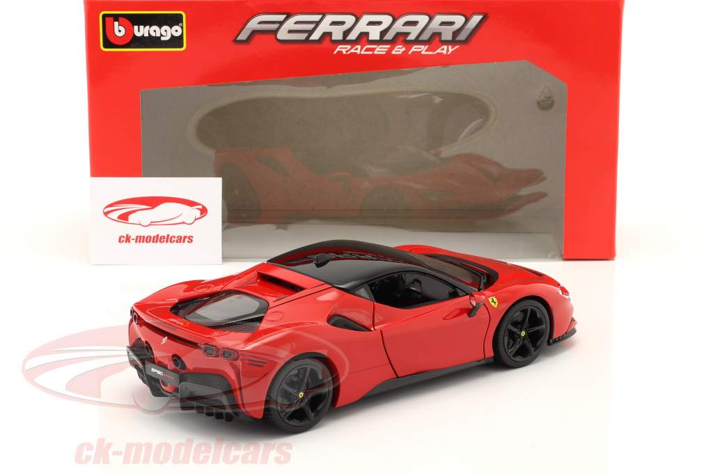 Ferrari SF90 Stradale Hybrid year 2019 red 1:18 Bburago