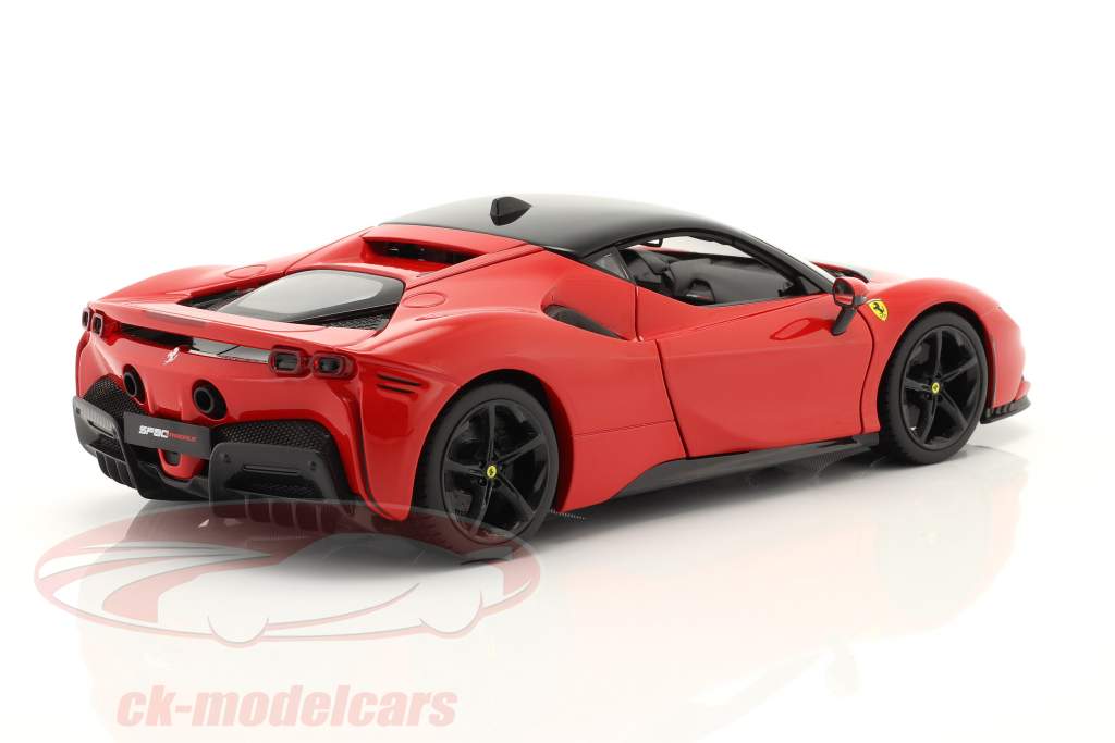 Ferrari SF90 Stradale Hybrid year 2019 red 1:18 Bburago