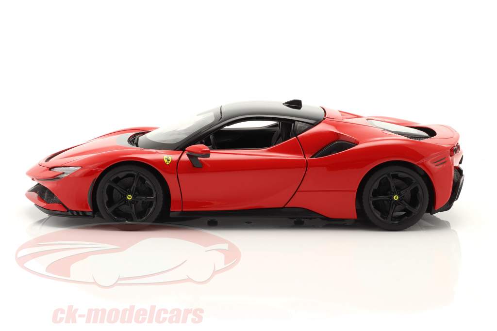 Ferrari SF90 Stradale Hybrid year 2019 red 1:18 Bburago
