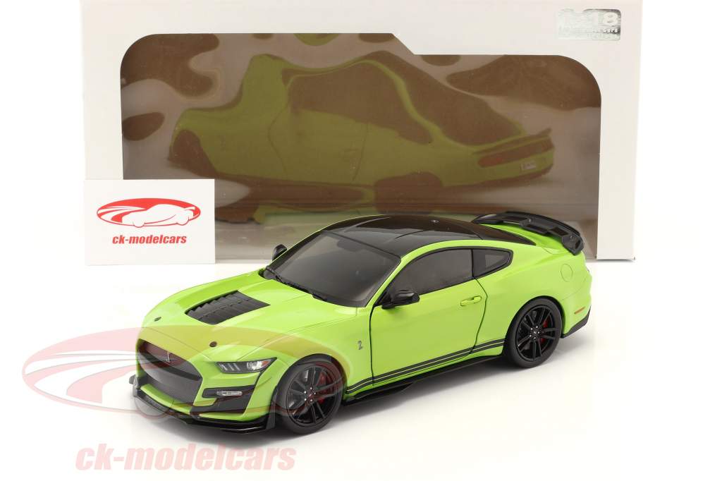 Ford Mustang Shelby GT500 year 2020 green metallic 1:18 Solido