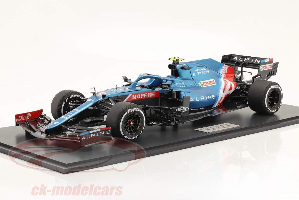 Esteban Ocon Alpine A521 #31 ganador Hungría GP fórmula 1 2021 1:8 HC Models