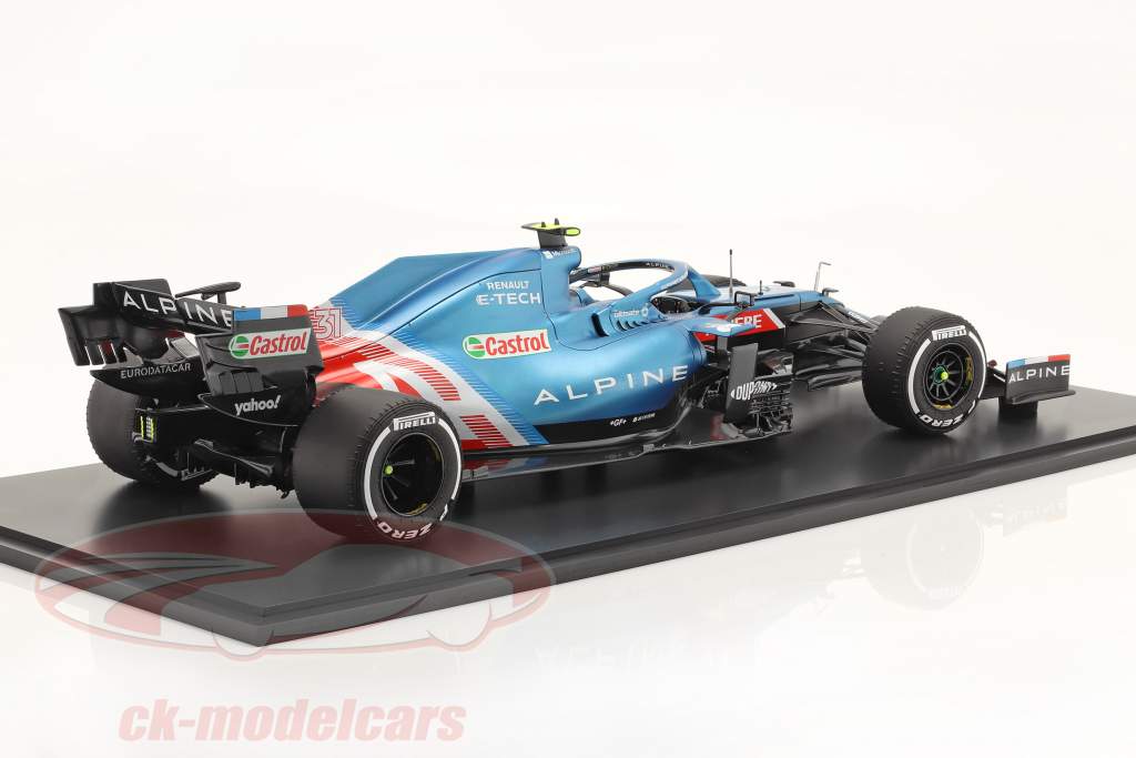 Esteban Ocon Alpine A521 #31 Winner Hungary GP formula 1 2021 1:8 HC Models