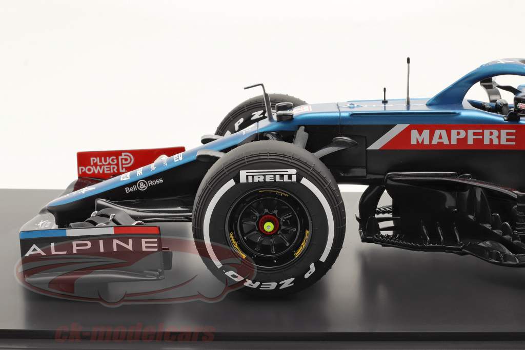 Esteban Ocon Alpine A521 #31 победитель Венгрия GP формула 1 2021 1:8 HC Models