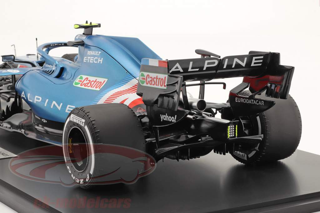 Esteban Ocon Alpine A521 #31 ganador Hungría GP fórmula 1 2021 1:8 HC Models