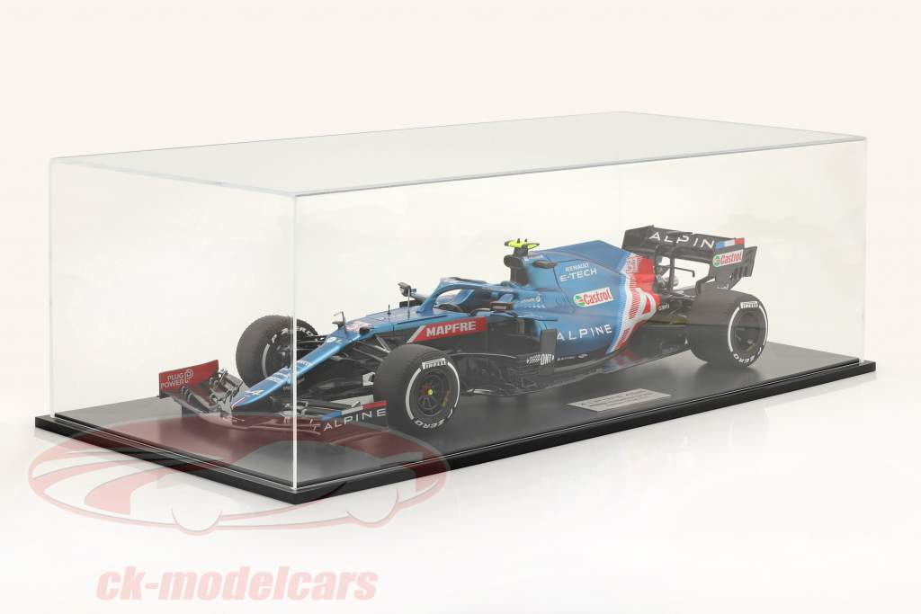 Esteban Ocon Alpine A521 #31 winnaar Hongarije GP formule 1 2021 1:8 HC Models