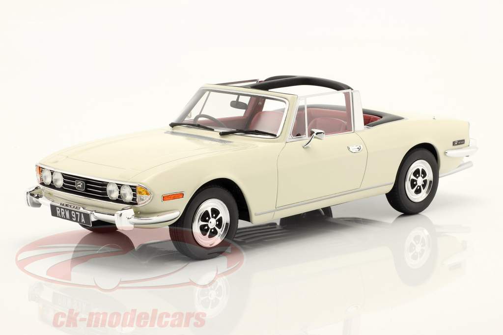 Triumph Stag MK1 建設年 1970 白 1:18 Cult Scale
