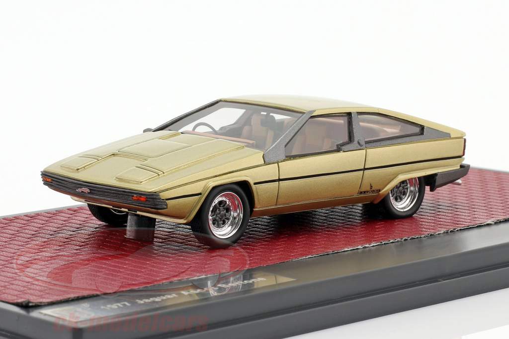 Jaguar Ascot Bertone Ano de construção 1977 ouro metálico 1:43 Matrix