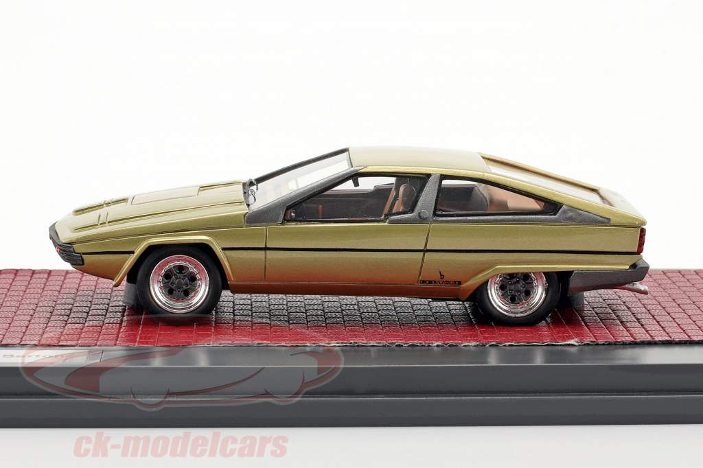 Jaguar Ascot Bertone Ano de construção 1977 ouro metálico 1:43 Matrix