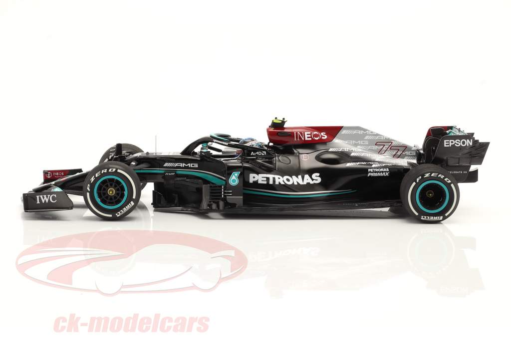 V. Bottas Mercedes-AMG F1 W12 #77 3e Bahrain GP formule 1 2021 1:18 Minichamps