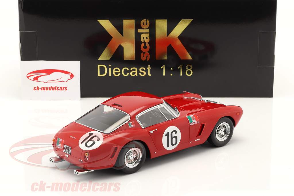 Ferrari 250 GT SWB #16 24h LeMans 1961 Trintignant, Abate 1:18 KK-Scale