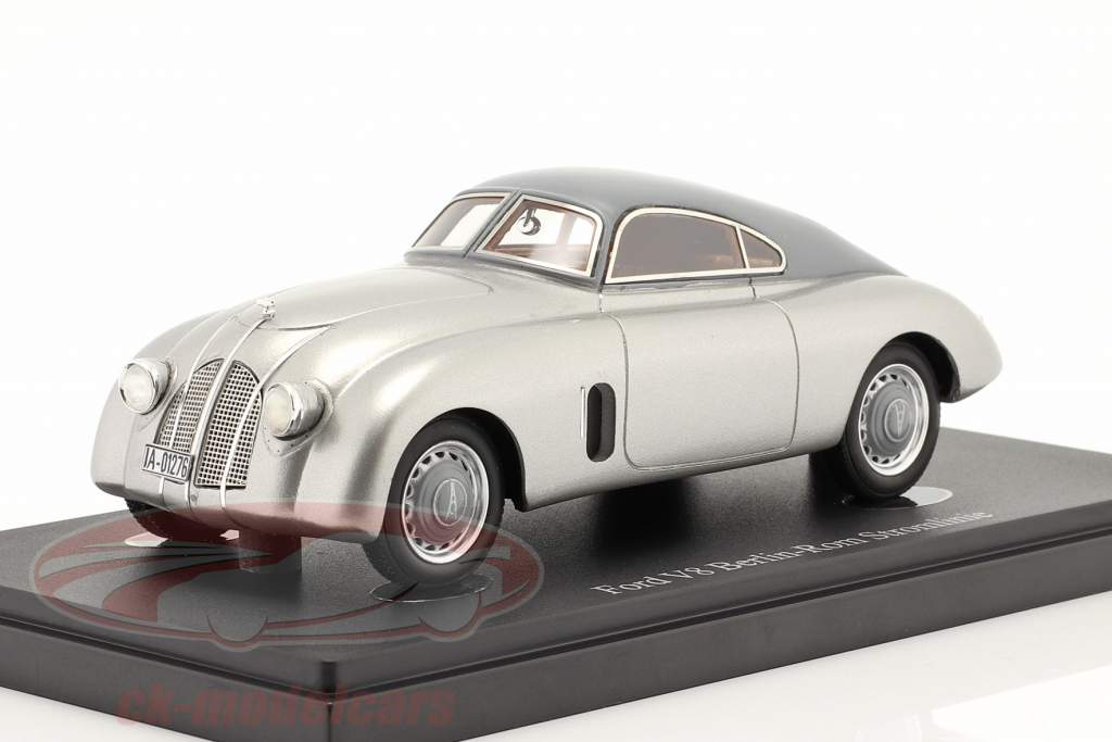 Ford V8 рационализировать Берлин - Рим 1938 Серебряный 1:43 AutoCult
