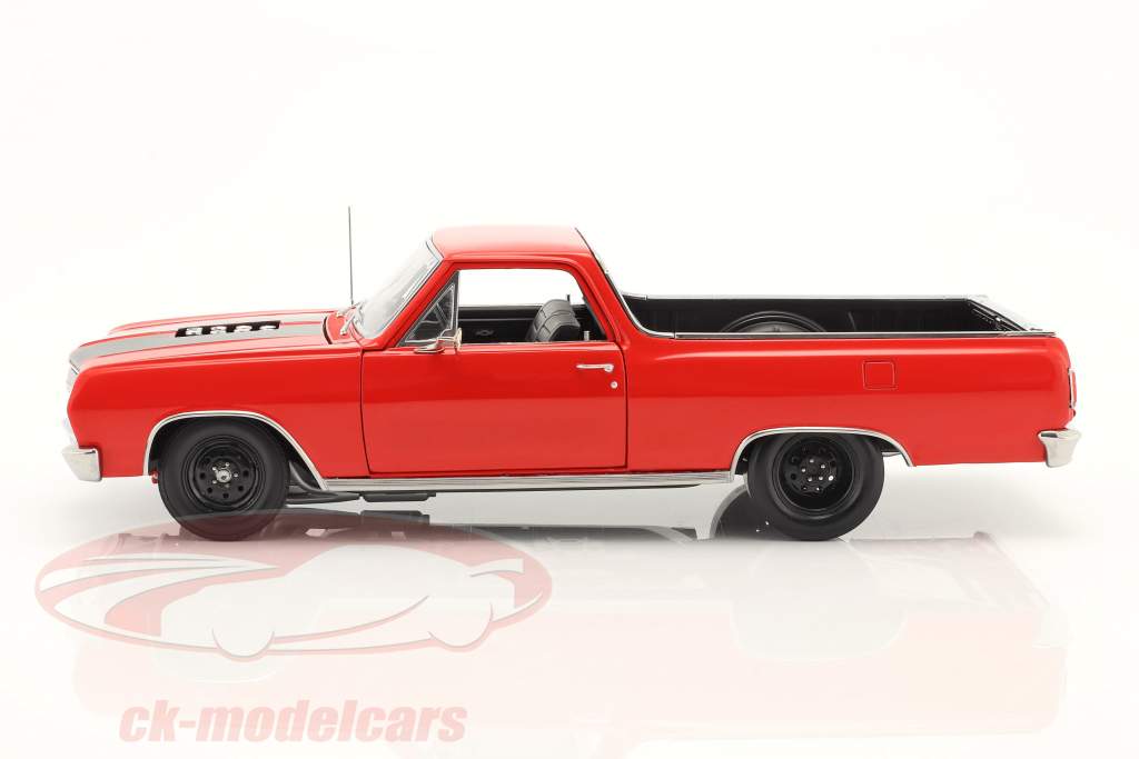 Chevrolet El Camino Drag Outlaw 1965 red / black 1:18 GMP