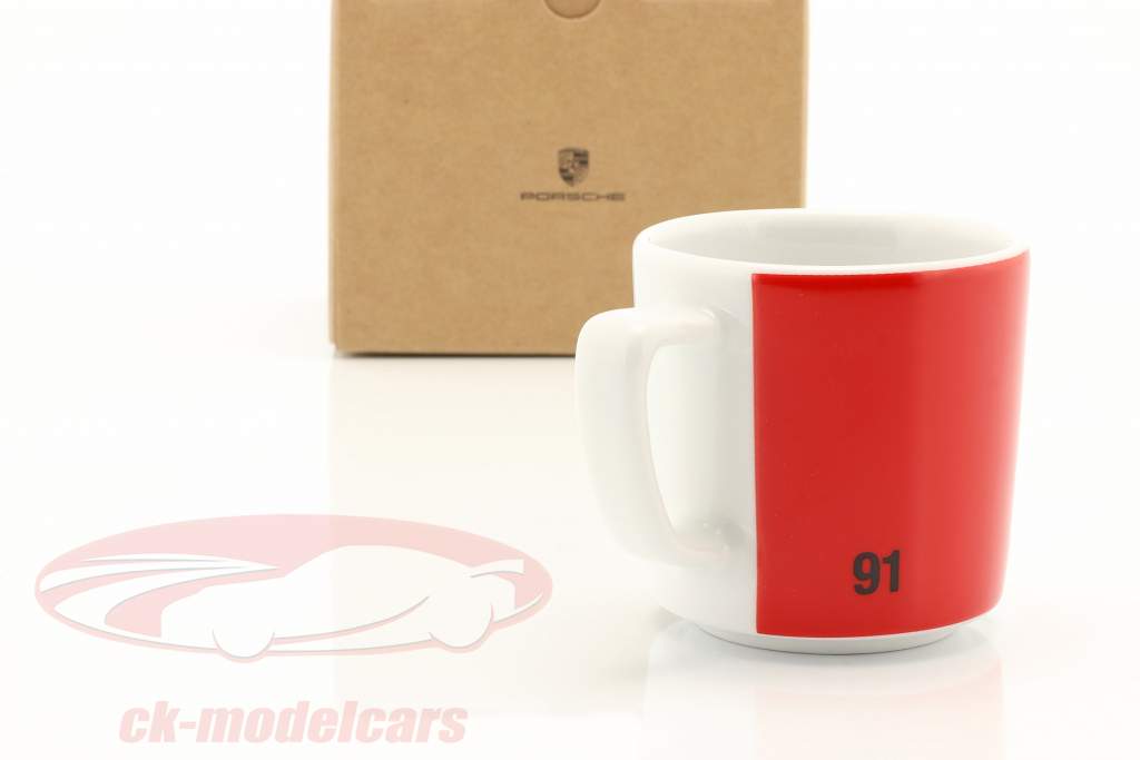 Porsche Espresso-Sammlertasse Nr. 1 RSR 1970 rot / weiß