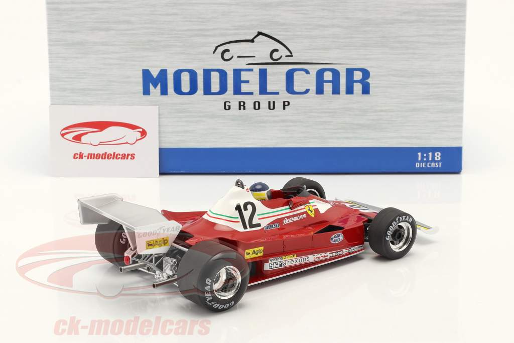 C. Reutemann Ferrari 312T2B #12 2 japansk GP formel 1 1977 1:18 Model Car Group