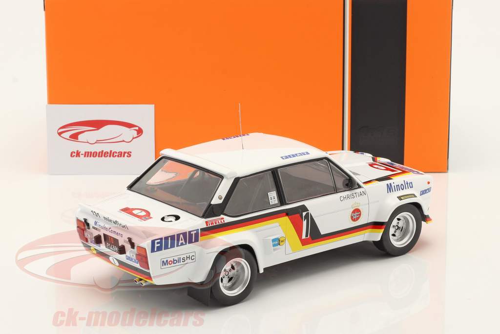 Fiat 131 Abarth #1 ganador Rallye Hunsrück 1979 Röhrl, Geistdörfer 1:18 Ixo