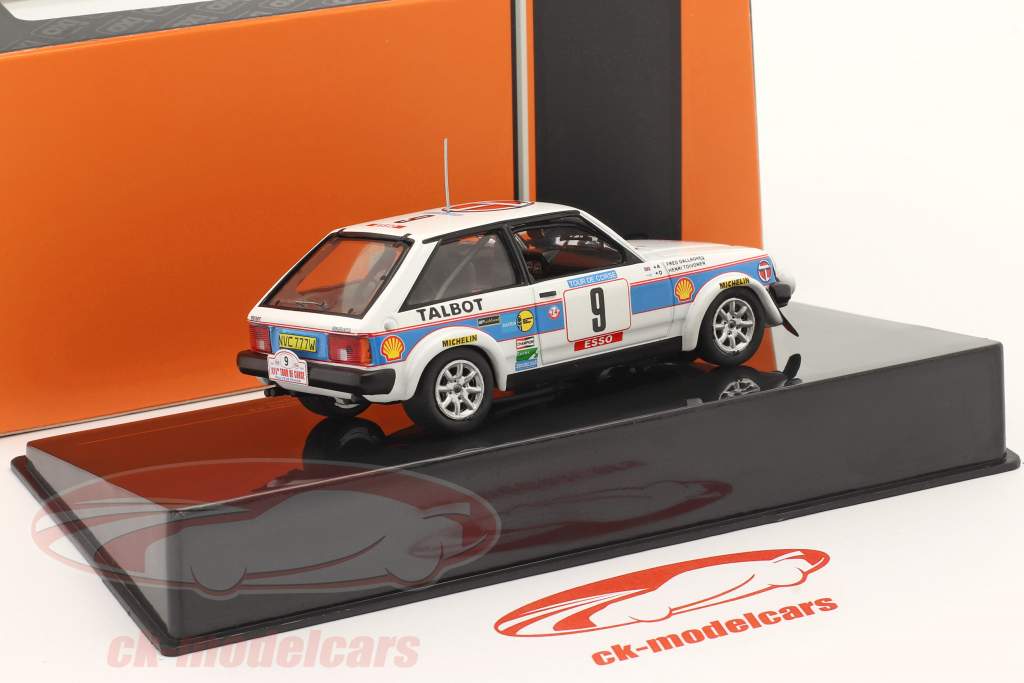 Talbot Sunbeam Lotus #9 Rallye Tour de Corse 1981 Toivonen, Gallagher 1:43 Ixo