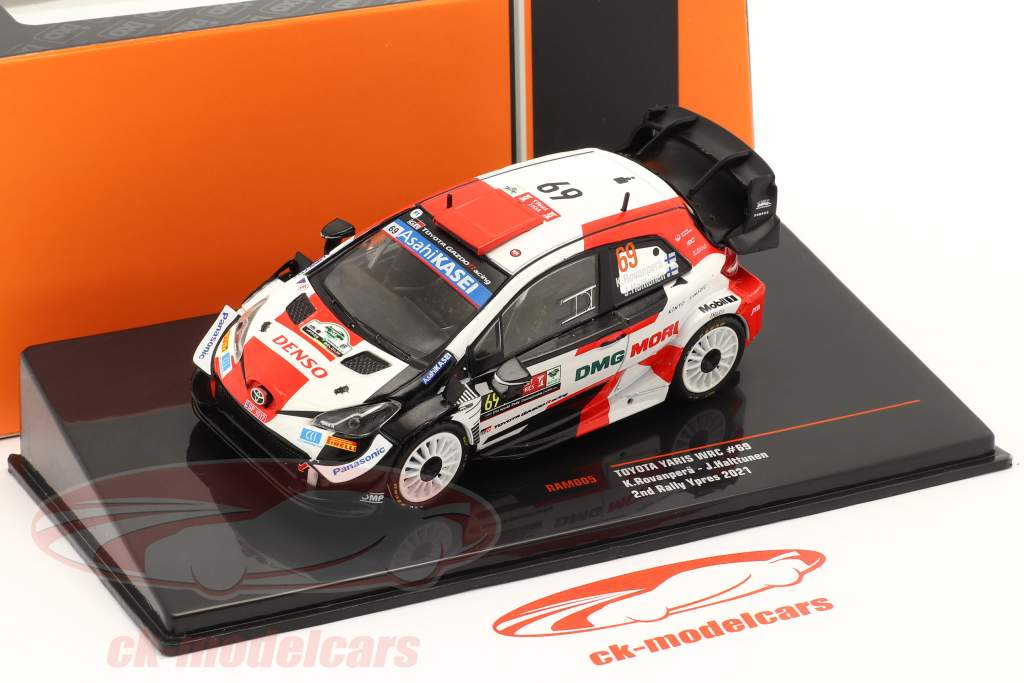 Toyota Yaris WRC #69 3 Rallye Ypres 2021 Rovanperä, Halttunen 1:43 Ixo