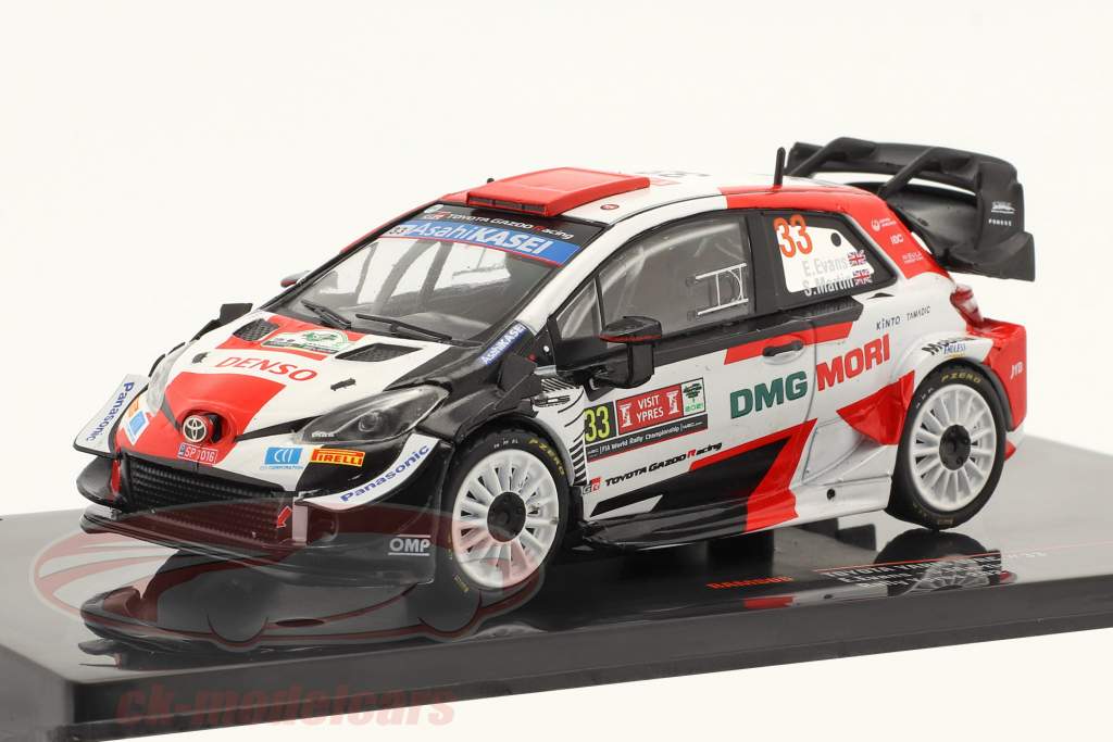Toyota Yaris WRC #33 4th Rallye Ypres 2021 Evans, Scott 1:43 Ixo