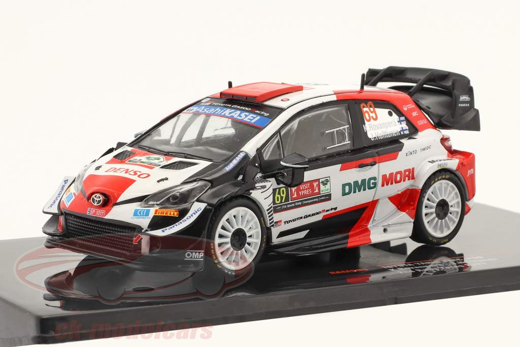 Toyota Yaris WRC #69 3 Rallye Ypres 2021 Rovanperä, Halttunen 1:43 Ixo