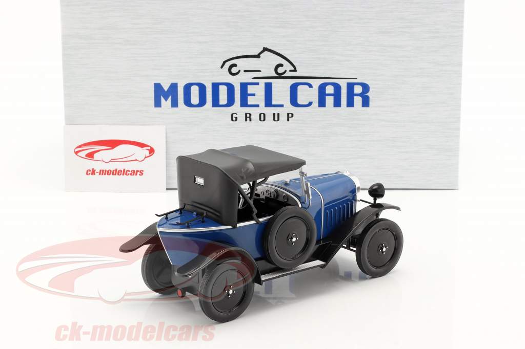 Opel 4 PS Byggeår 1922 mørkeblå / sort 1:18 ModelCar Group