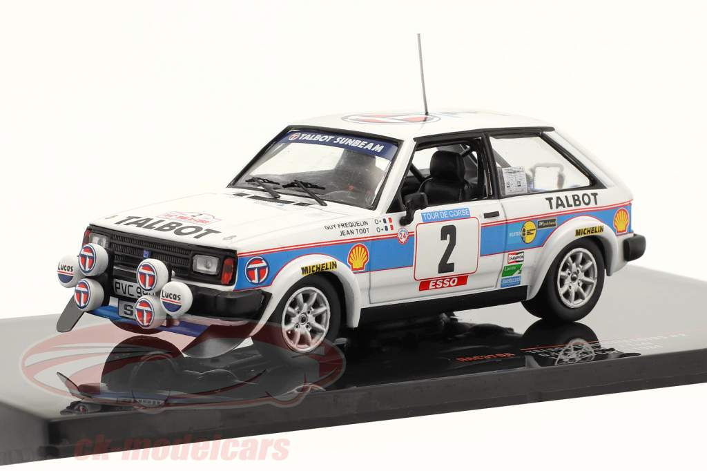 Talbot Sunbeam Lotus #2 2nd Rallye Tour de Corse 1981 Frequelin, Todt 1:43 Ixo