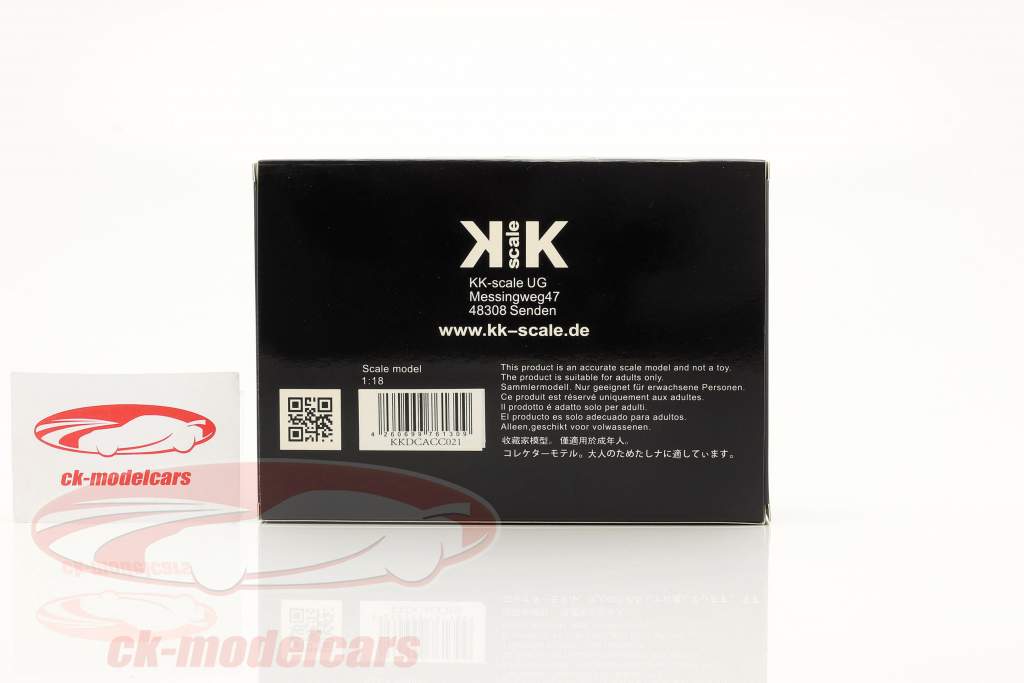Porsche Hackmesser 轮胎 和 轮辋 Set 银 1:18 KK-Scale