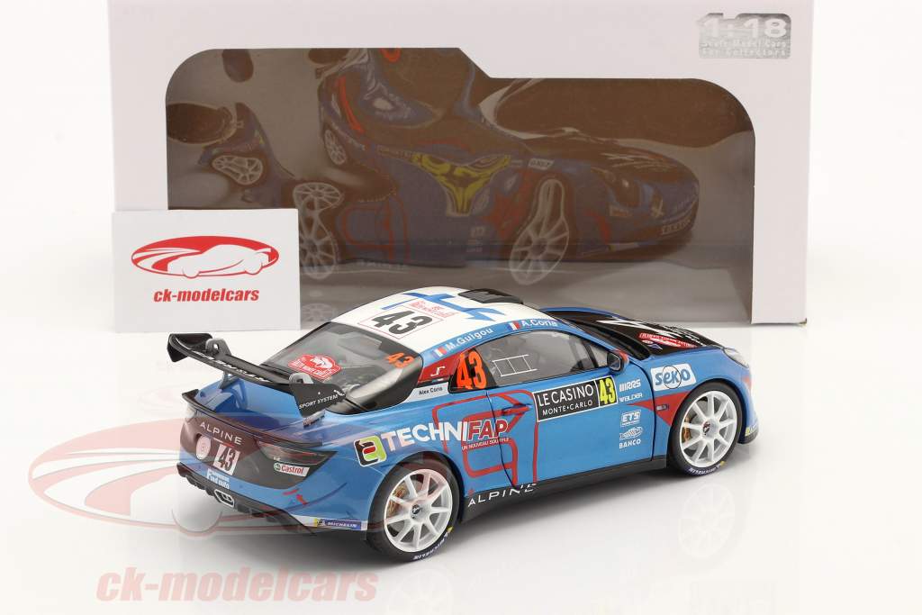 Alpine A110 Rally RGT #43 ganador R-GT Rallye Monte Carlo 2021 1:18 Solido