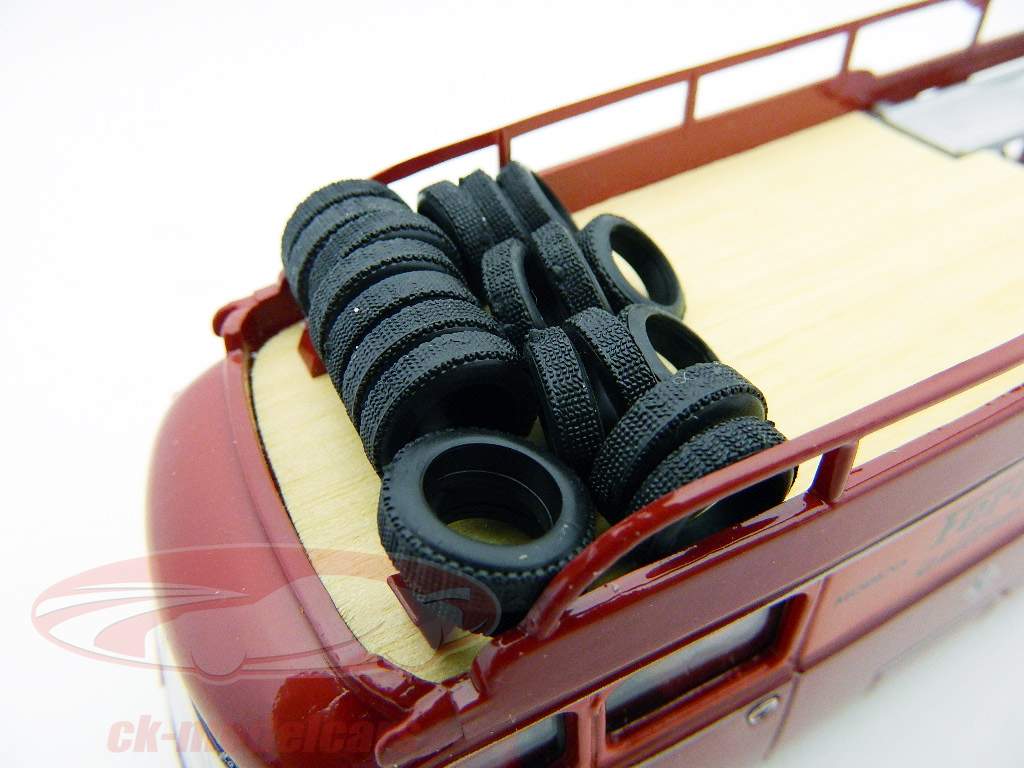 20 pneus dianteiro e traseiro 1:43 Brumm