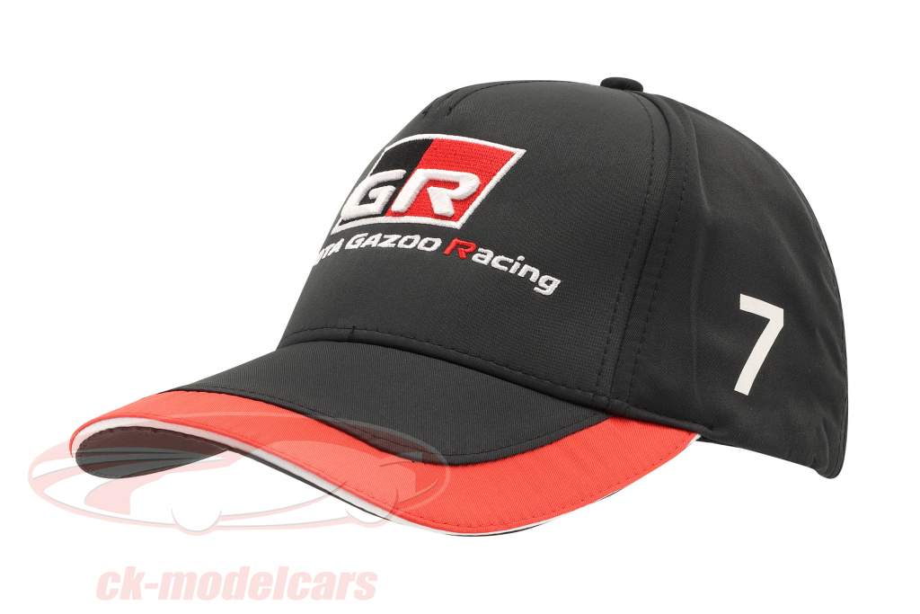 kasket Toyota Gazoo Racing #7 2 24h LeMans 2019 sort / Rød