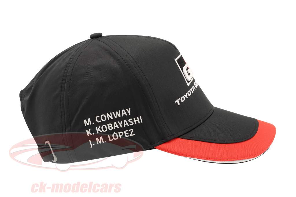 kasket Toyota Gazoo Racing #7 2 24h LeMans 2019 sort / Rød