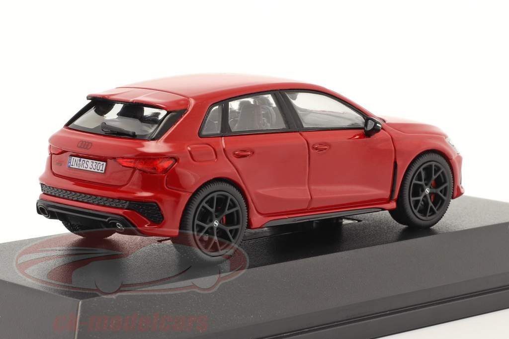 Audi RS 3 Sportback tango vermelho 1:43 iScale