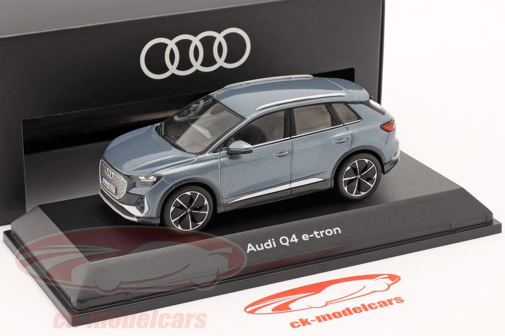 Audi Q4 e-tron Año de construcción 2021 géiser azul 1:43 Spark