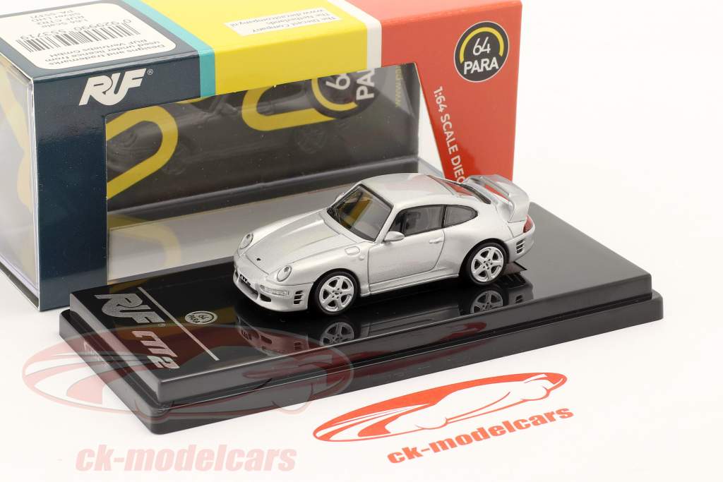 Porsche RUF CTR2 LHD argent 1:64 Paragon Models