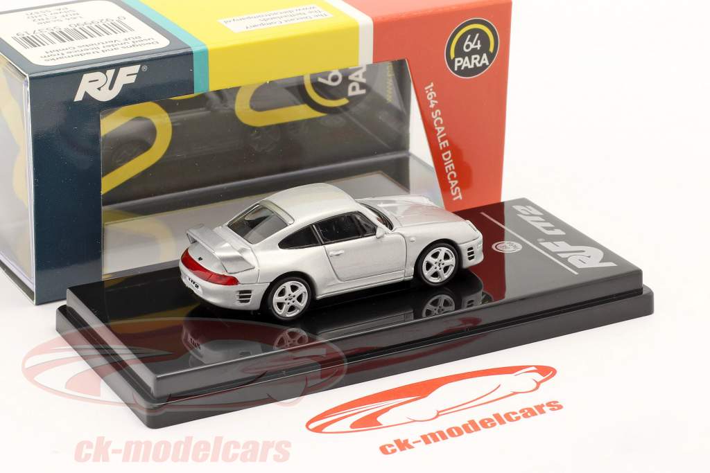 Porsche RUF CTR2 LHD silber 1:64 Paragon Models