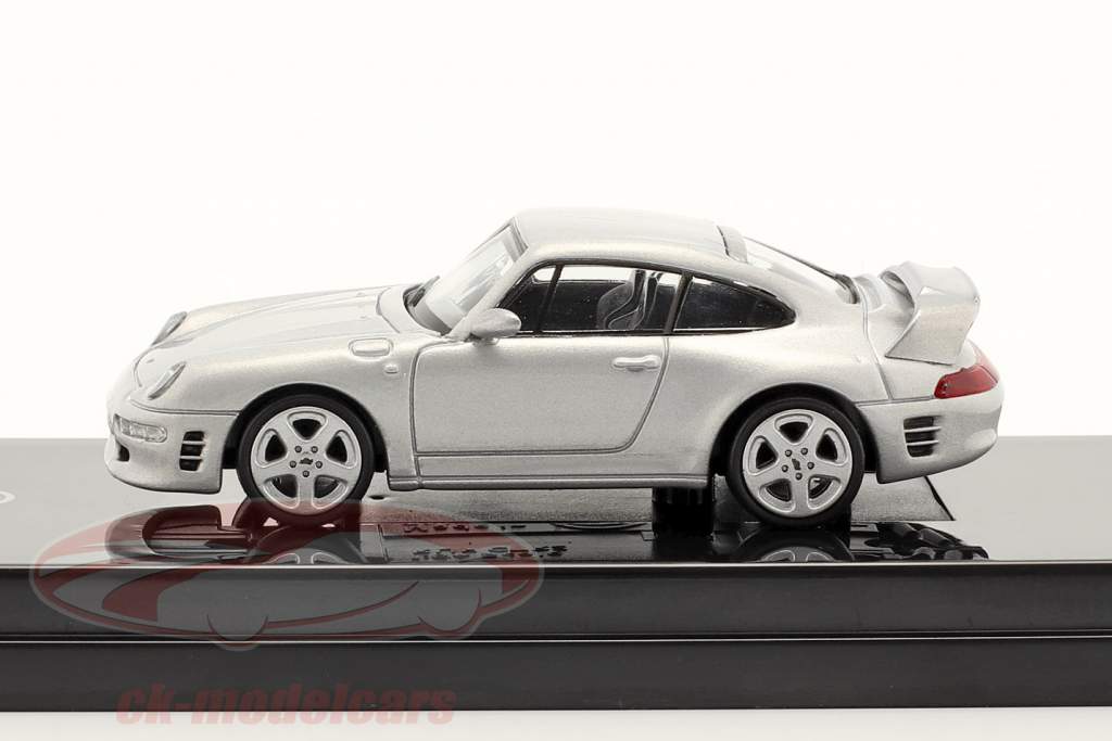 Porsche RUF CTR2 LHD серебристый 1:64 Paragon Models