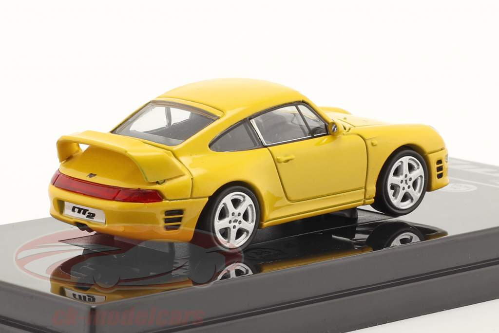 Porsche RUF CTR2 LHD ブロッサムイエロー 1:64 Paragon Models