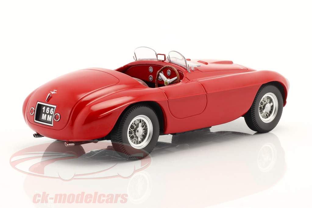 Ferrari 166 MM Barchetta bouwjaar 1949 rood 1:18 KK-Scale